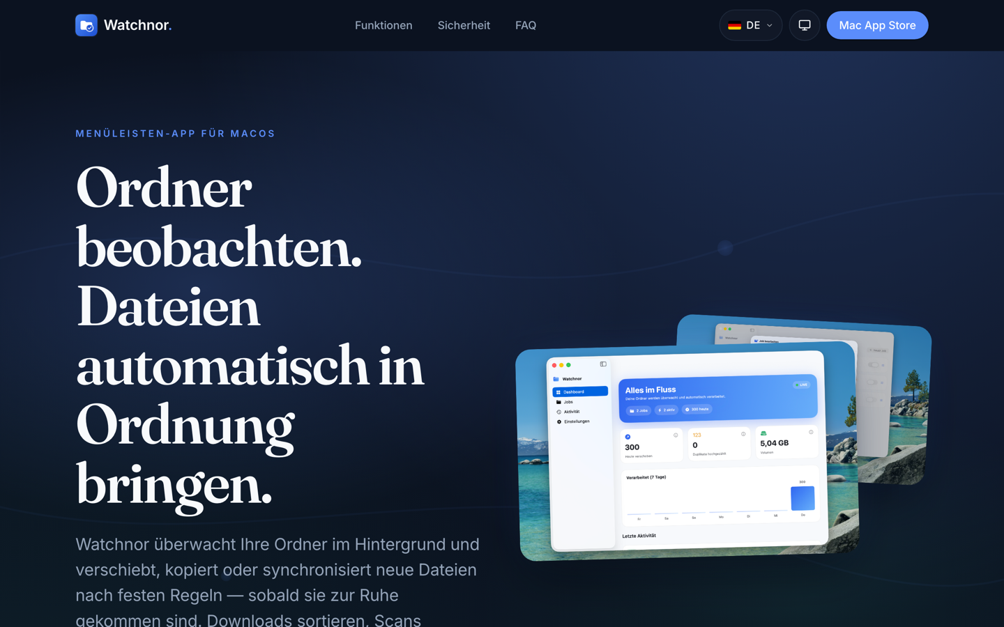 Screenshot von Watchnor